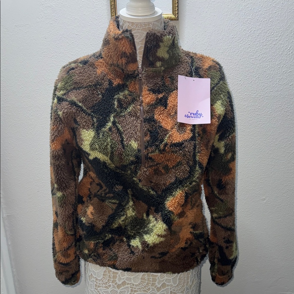 Cozy Multicolor Teddy Jacket
